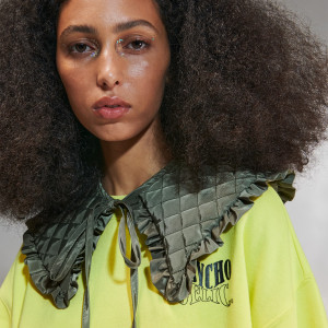 Sinsay - Kołnierzyk - Khaki - damski - 8747F-87X