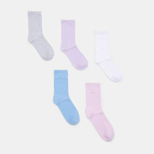 Sinsay - Skarpetki 5 pack - Wielobarwny - damski - 8784A-MLC