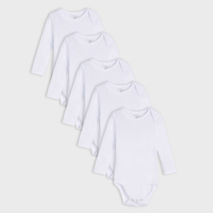 Sinsay - Body 5 pack - Biały - chłopiec - 8792Q-00X
