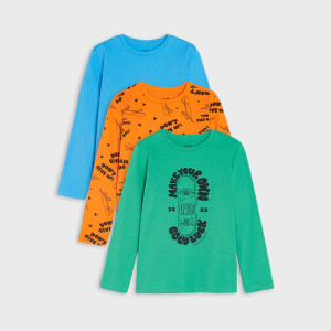 Sinsay - Koszulki 3 pack - Wielobarwny - chłopiec - 8879C-MLC