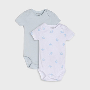 Sinsay - Body 2 pack - Niebieski - chłopiec - 8923C-05X