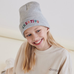 Sinsay - Čiapka beanie - Svetlošedá - Dievča - 8948I-09M