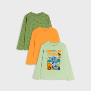 Sinsay - Koszulki 3 pack - Zielony - chłopiec - 9005C-70X