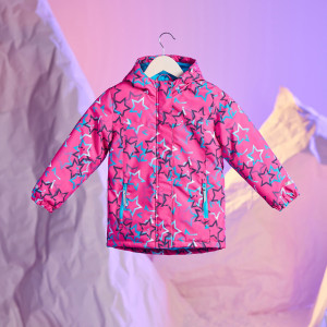 Sinsay - Kurtka narciarska - Różowy - dziewczynka - 9144L-43X