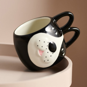 Sinsay - Kubek - Czarny - uniseks - 9163Z-99X