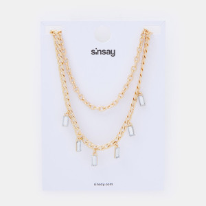 Sinsay - Confezione da 2 collane - Oro - Da donna - 9216F-GLD