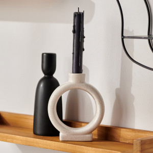 Sinsay - Świecznik - Kremowy - uniseks - 9247Z-01X