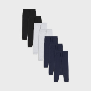 Sinsay - Spodnie dresowe jogger 7 pack - Wielobarwny - chłopiec - 9271C-MLC