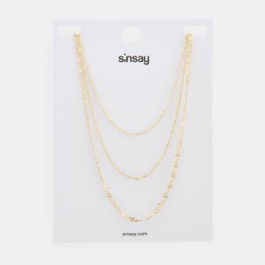 Sinsay - 3 darab nyaklánc - Arany - Női - 9281F-GLD