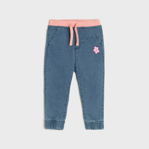 Sinsay - Jeansowe joggery - Niebieski - dziewczynka - 9315C-55J