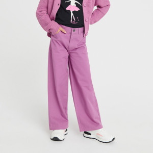 Sinsay - Jeansy wide leg - Fioletowy - dziewczynka - 9323C-44J