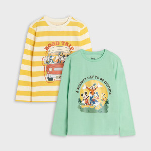 Sinsay - Koszulki Disney 2 pack d - Wielobarwny - chłopiec - 937AE-MLC