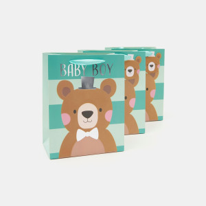 Sinsay - Geschenktasche, 3er-Pack - Grün - unisex - 9420A-70X