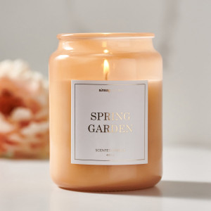 Sinsay - Świeca zapachowa Spring Garden - Różowy - uniseks - 9456Z-03X