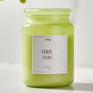 Sinsay - Świeca zapachowa Green Oasis - Zielony - uniseks - 9456Z-07X