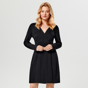 Sinsay - Sukienka mini - Czarny - damski - 9476U-99X