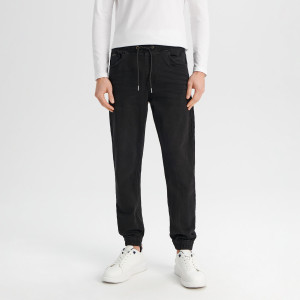 Sinsay - Jeansy jogger fit - Czarny - męski - 9498I-99J