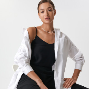 Sinsay - Top na ramiączkach - Czarny - damski - 9532A-99X