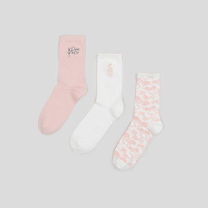 Sinsay - Skarpetki 3 pack - Wielobarwny - damski - 9545A-MLC