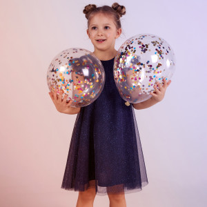 Sinsay - Sukienka tiulowa - Granatowy - dziewczynka - 9554Q-59X