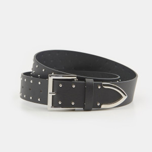 Sinsay - Pasek - Czarny - damski - 9556R-99X