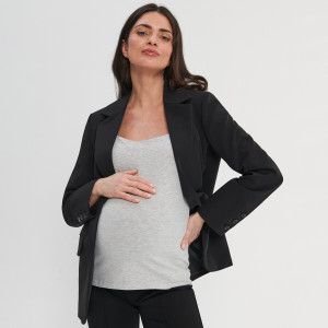 Sinsay - Canottiera MAMMA - Grigio chiaro - Da donna - 9670A-09M