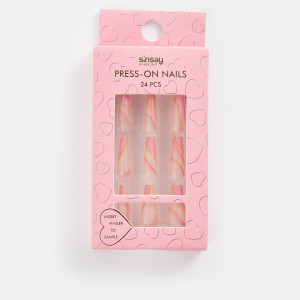 Sinsay - Set de unghii false - Roz - Femei - 9687Z-39X