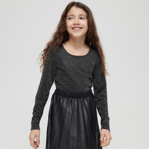 Sinsay - Bluzka - Czarny - dziewczynka - 9716Q-99X