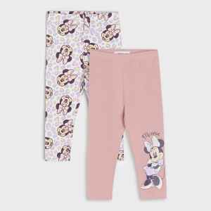 Sinsay - Legginsy Myszka Minnie 2 pack - Fioletowy - dziewczynka - 9728Z-34X