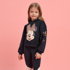 Sinsay - Sudadera con capucha de Minnie Mouse - Azul marino - Niña - 9736Z-59X