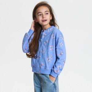 Sinsay - Bluza rozpinana - Niebieski - dziewczynka - 9740Z-05X