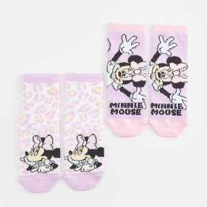 Sinsay - Skarpetki Myszka Minnie 2 pack - Niebieski - dziewczynka - 9741P-54X