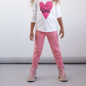 Sinsay - Spodnie sztruksowe - Różowy - dziewczynka - 9792Q-30X