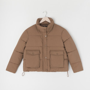 Sinsay - Kurtka pikowana - Beżowy - damski - 9799A-80X