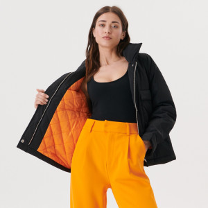 Sinsay - Kurtka bomberka - Czarny - damski - 9808A-99X