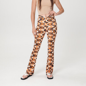 Sinsay - Pantalón con motivos - Multicolor - Mujeres - 9813Q-MLC