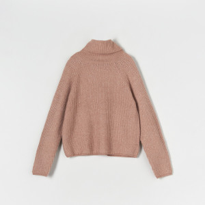 Sinsay - Maglione con scollo a ciambella - Beige - Da donna - 9928A-08M