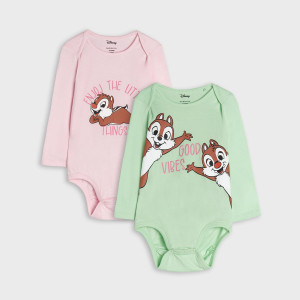 Sinsay - Body Chip i Dale 2 pack - Różowy - dziewczynka - 9944E-03X