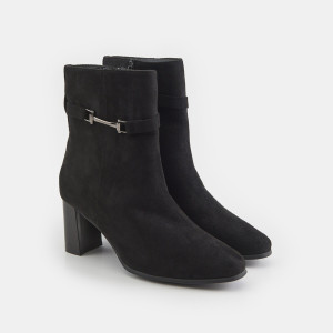 Sinsay - Botki na obcasie - Czarny - damski - 9962W-99X