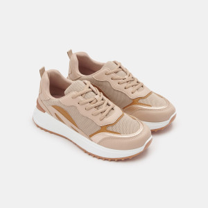 Sinsay - Sneakersy - Beżowy - damski - 9965W-80X