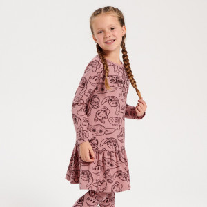 Sinsay - Sukienka Disney 100 - Różowy - dziewczynka - 9966C-30X