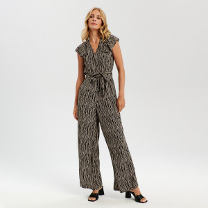 Sinsay - Kombinezon ze wzorem - Wielobarwny - damski - XN630-MLC