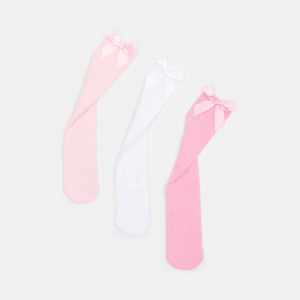 Sinsay - Skarpetki 3 pack - Wielobarwny - dziewczynka - XX073-MLC