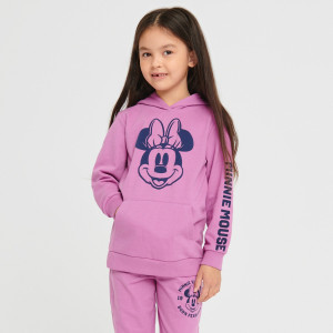Sinsay - Bluza Myszka Minnie - Fioletowy - dziewczynka - XY370-44X