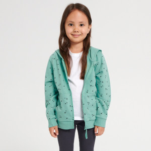 Sinsay - Bluza rozpinana - Turkusowy - dziewczynka - XY379-67X