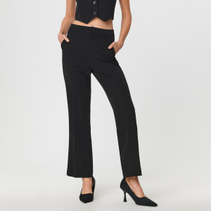 Sinsay - Hose mit Taschen - Schwarz - damen - ZB705-99X