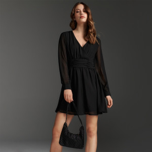 Sinsay - Torebka bagietka - Czarny - damski - ZC470-99X