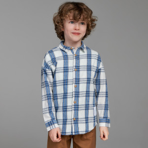 Sinsay - Koszula w kratę - Wielobarwny - chłopiec - ZD615-MLC