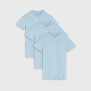Sinsay - T-Shirts, 3er-Pack - Blau - Jungs - ZE304-05X