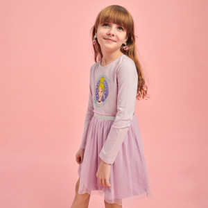 Sinsay - Sukienka Disney - Fioletowy - dziewczynka - ZF537-45X